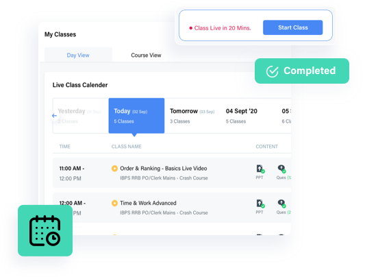 Manage your schedule