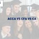 Find Out Which is Better ACCA vs CFA vs CA