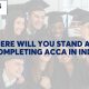 Where Will You Stand After Completing ACCA in India