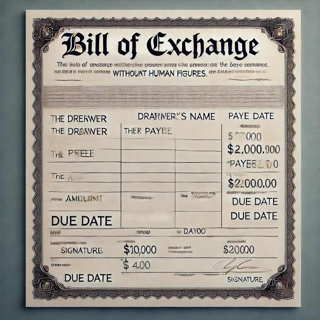 Bill of Exchange Format