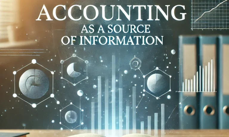 Accounting as a Source of Information