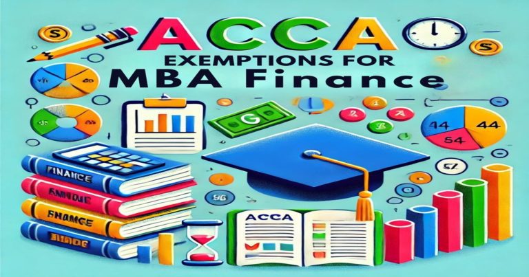 ACCA EXEMPTION FOR MBA Finance