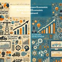 Difference Between Economic Growth and Economic Development