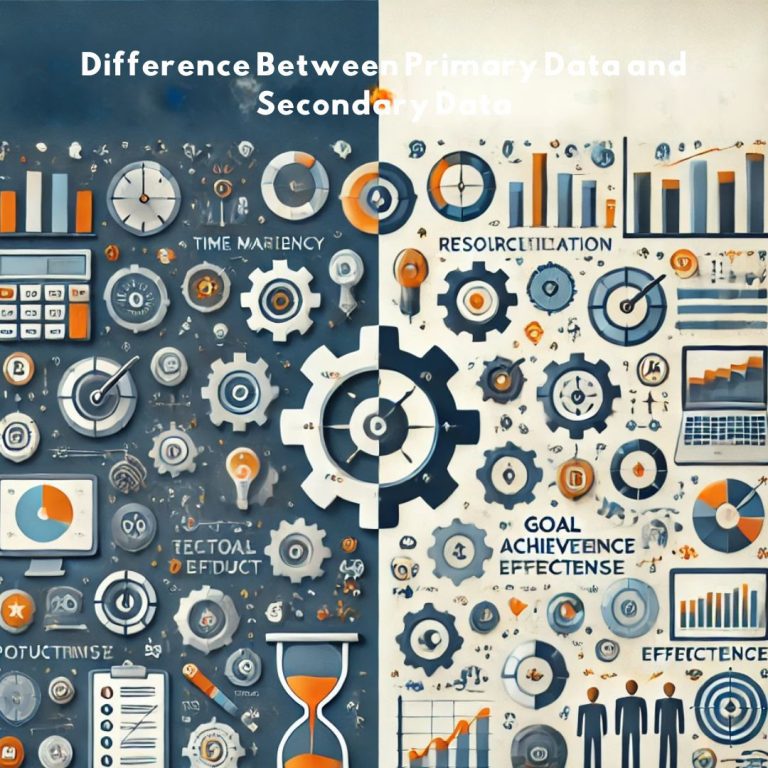 Difference Between Primary Data and Secondary Data