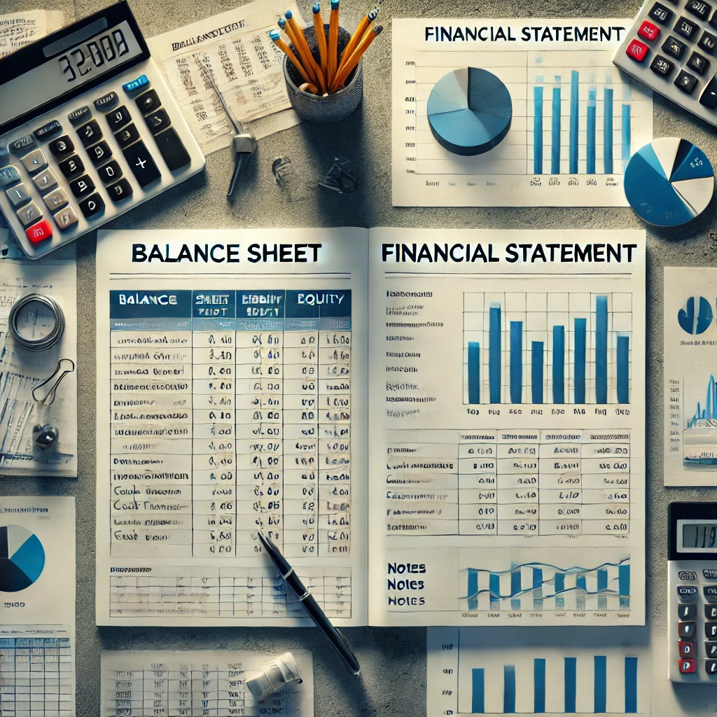 balance sheet vs financial statement