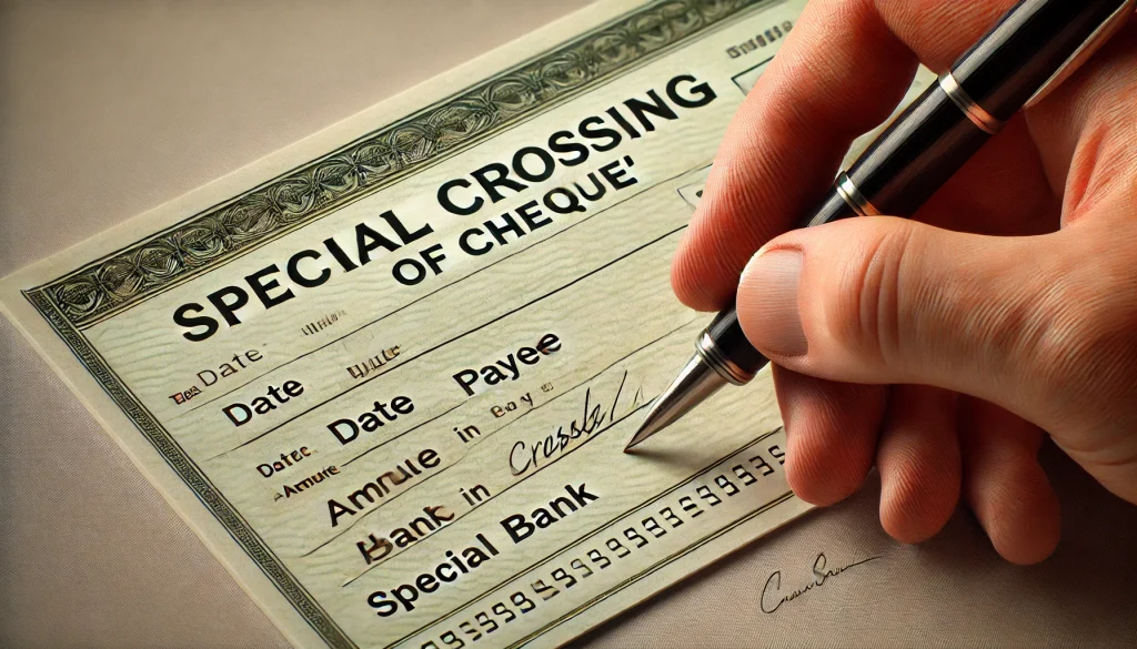 Special Crossing Cheque