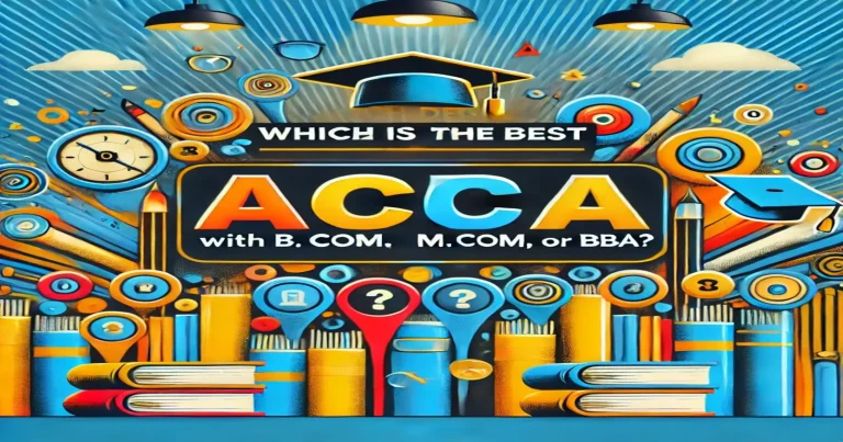ACCA with B Com M Com Or BBA