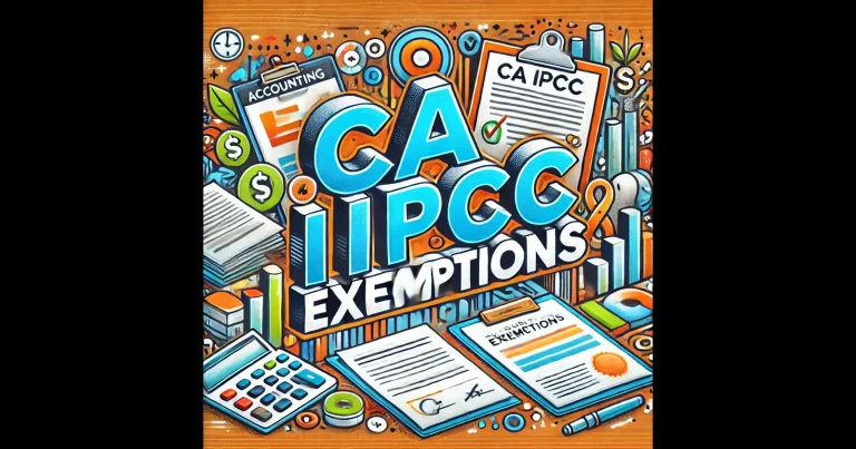 CA IPCC Exemptions for ACCA