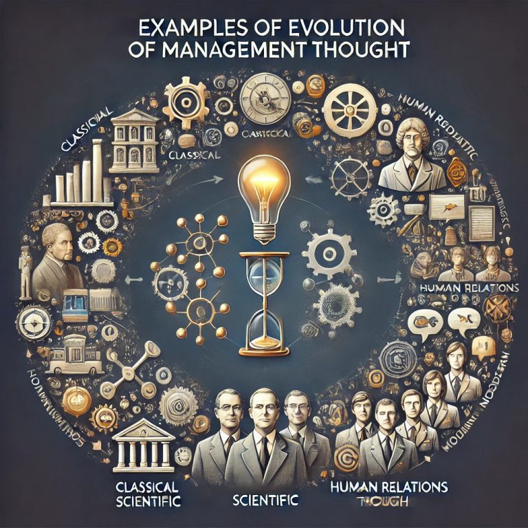 Evolution of Management Thought:  Theories & Historical Insights