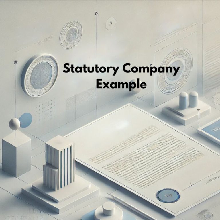 Statutory Company Example: Definition, Features & Key Instances