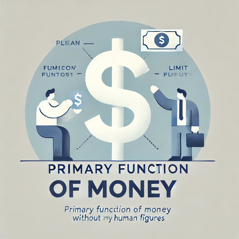 Primary Function of Money