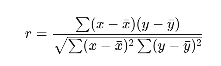 karl pearson coefficient of correlation