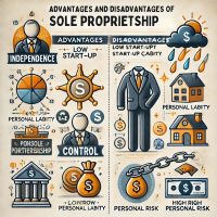 advantages and disadvantages of sole proprietorship