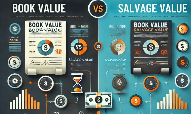 difference between book value and salvage value