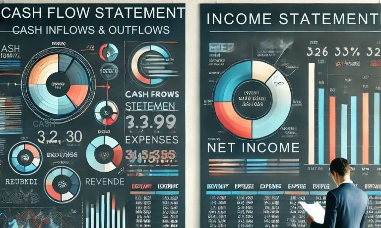 difference between cash flow and income statement