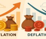 difference between inflation and deflation