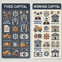 difference between fixed capital and working capital