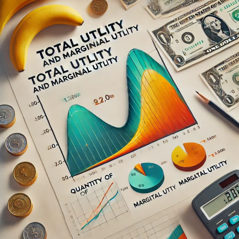 difference between total utility and marginal utility