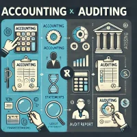 difference between accounting and auditing