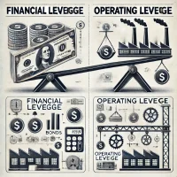 difference between financial leverage and operating leverage