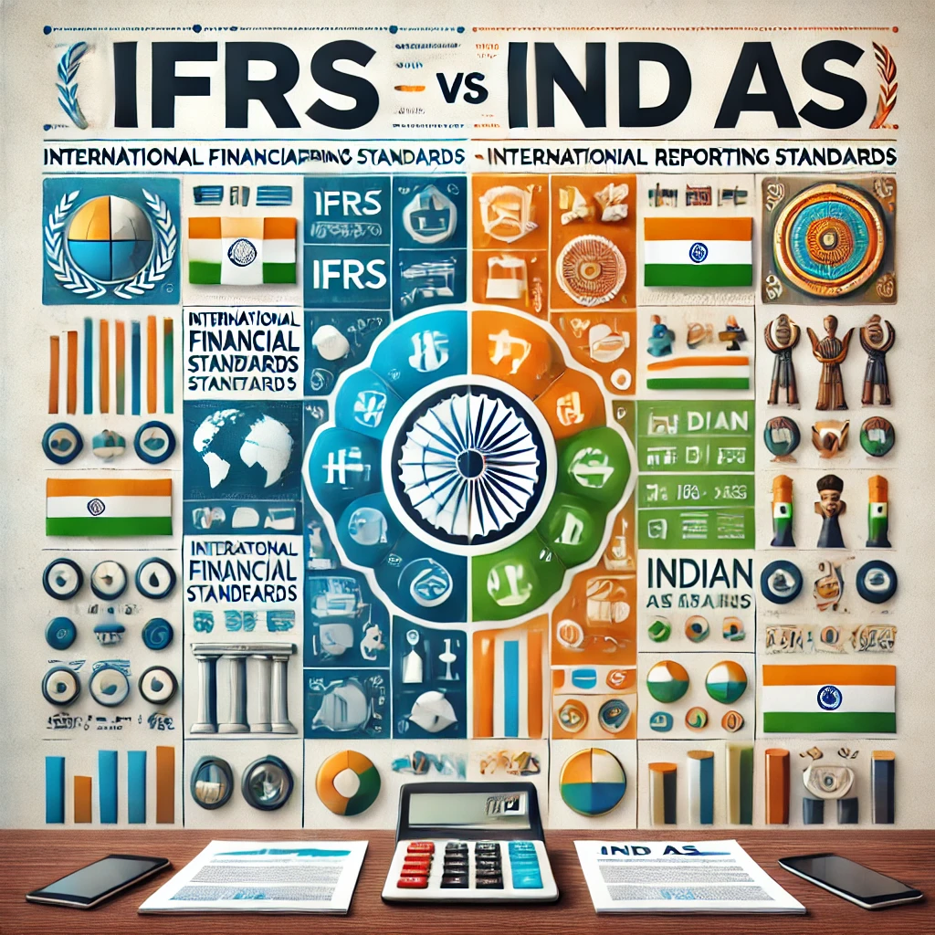 Difference between ifrs and ind as meaning applicability