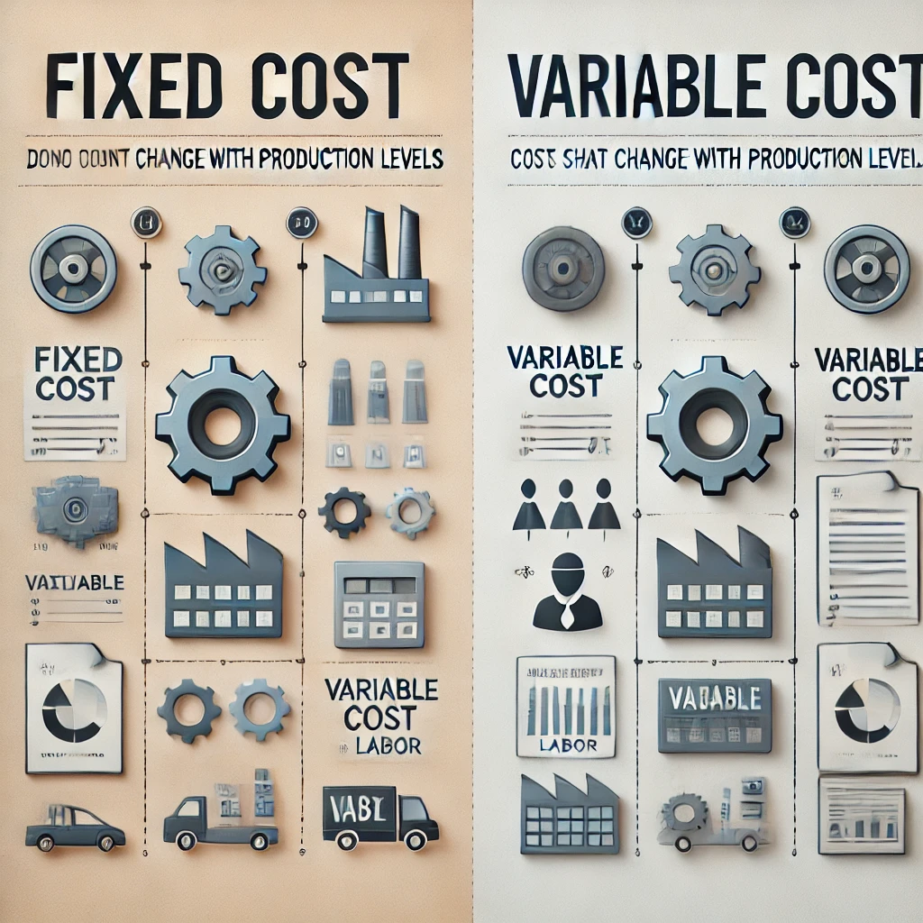 fixed cost vs variable cost