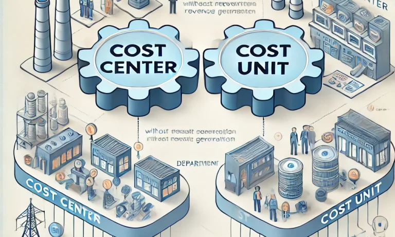 cost center and cost unit