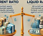 difference between current ratio and liquid ratio