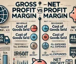 difference between gross profit margin and net profit margin