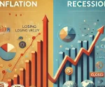 difference between inflation and recession