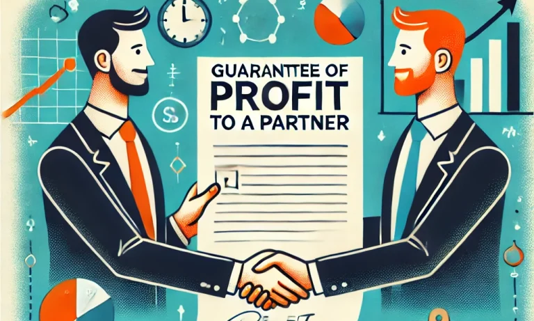 guarantee of profit to a partner