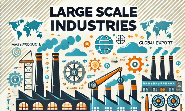 large scale industries are