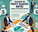 change in profit sharing ratio among the existing partners