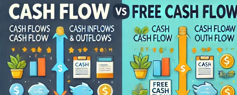 difference between cash flow and free cash flow