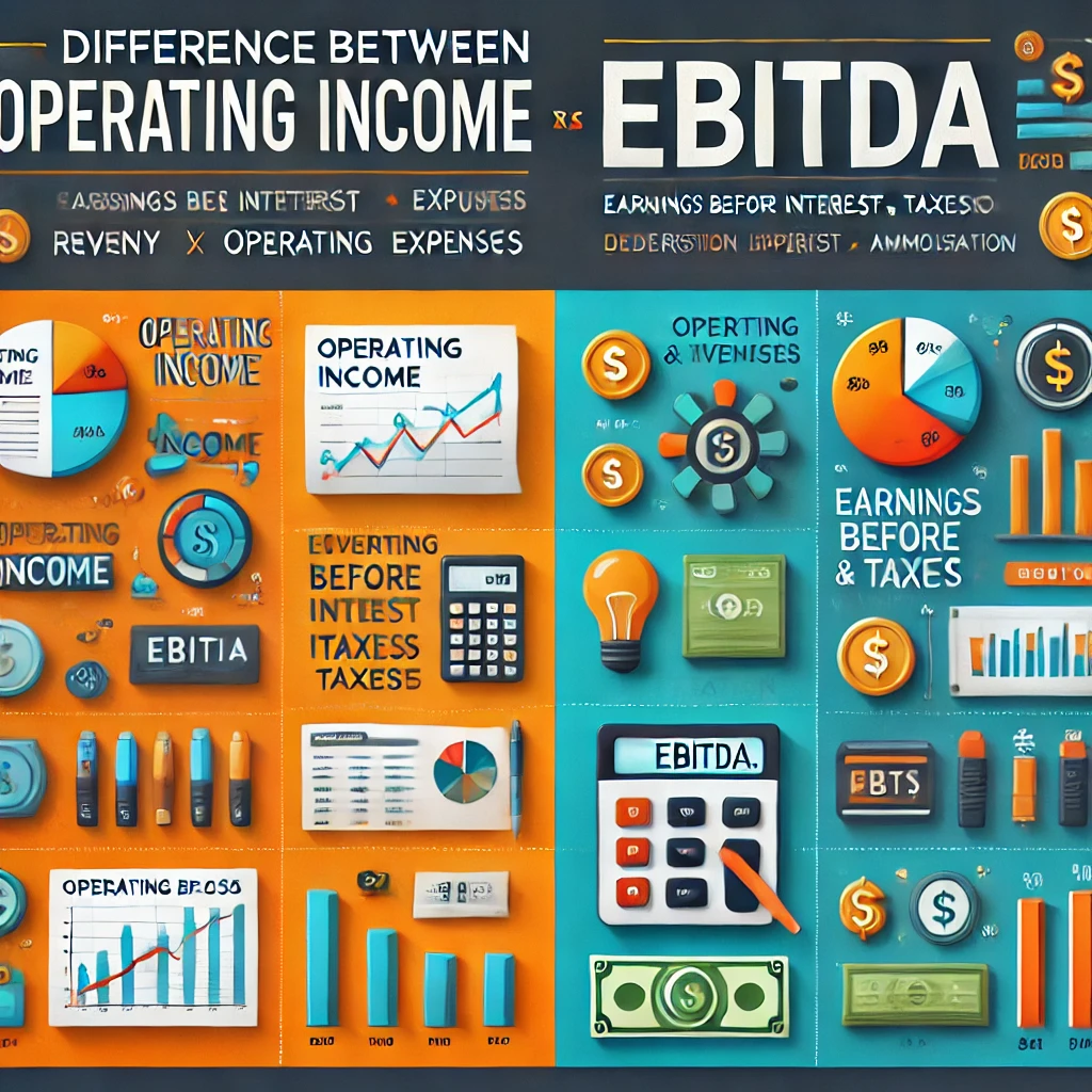 difference between operating income and ebitda