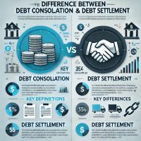 Understand the difference between debt consolidation and debt settlement. Learn their benefits, drawbacks, and which is right for you. Check now for expert insights!