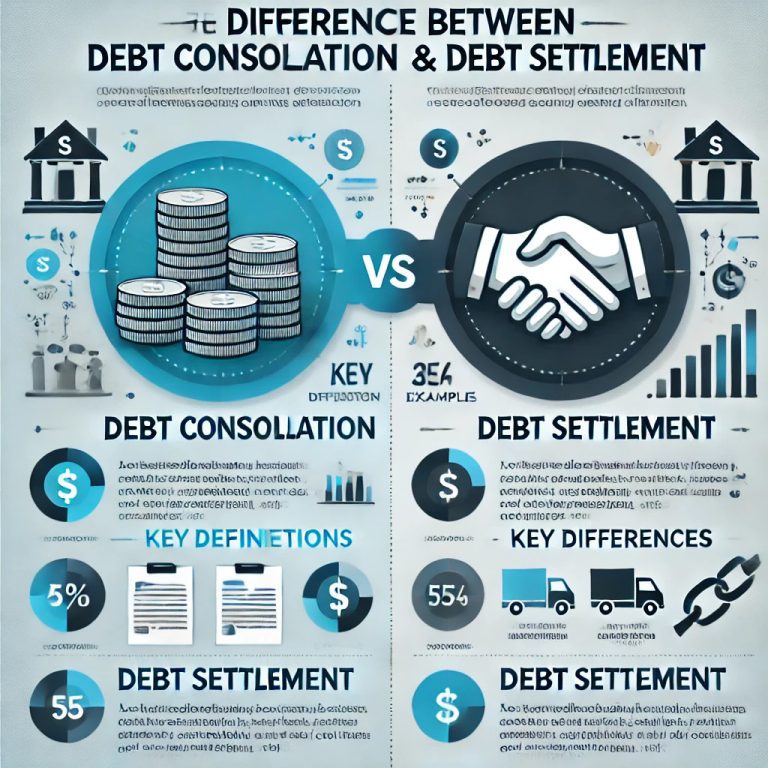 Understand the difference between debt consolidation and debt settlement. Learn their benefits, drawbacks, and which is right for you. Check now for expert insights!