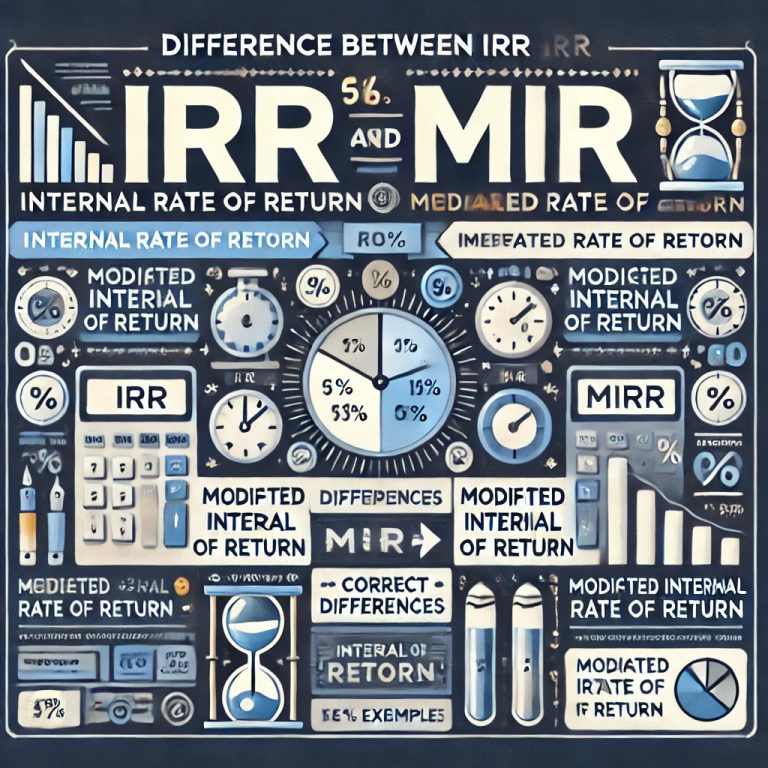 Difference Between IRR and MIRR