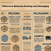 Difference Between Packing and Packaging