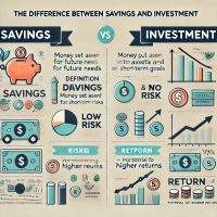 Difference between Savings and Investment