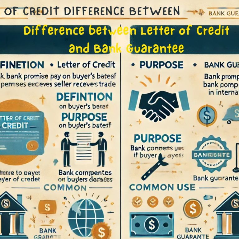 Difference between Letter of Credit and Bank Guarantee