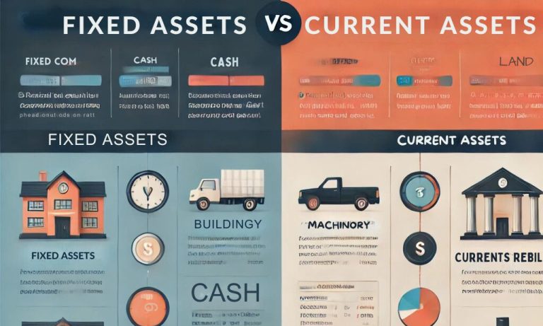 fixed assets vs current assets