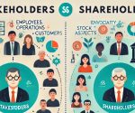 difference between stakeholder and shareholder