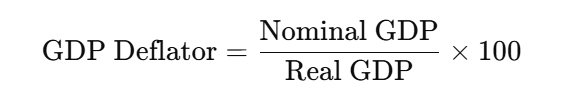 gdp deflator formula