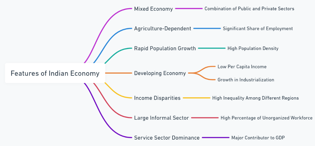 features of indian economy