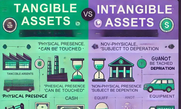 difference between tangible assets and intangible assets