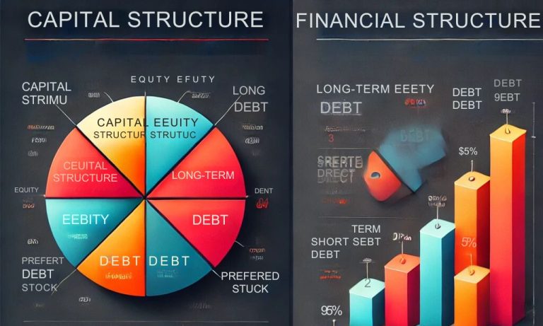 difference between capital structure and financial structure