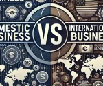 difference between domestic and international business