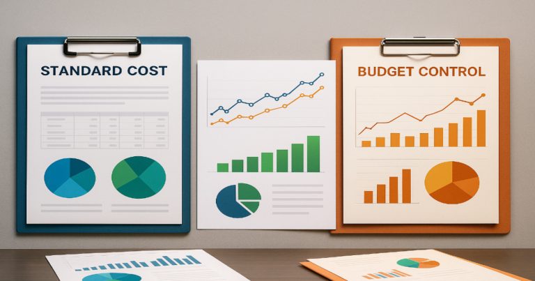 difference between standard costing and budgetary control