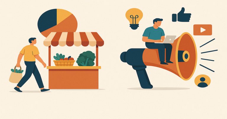 difference between market and marketing